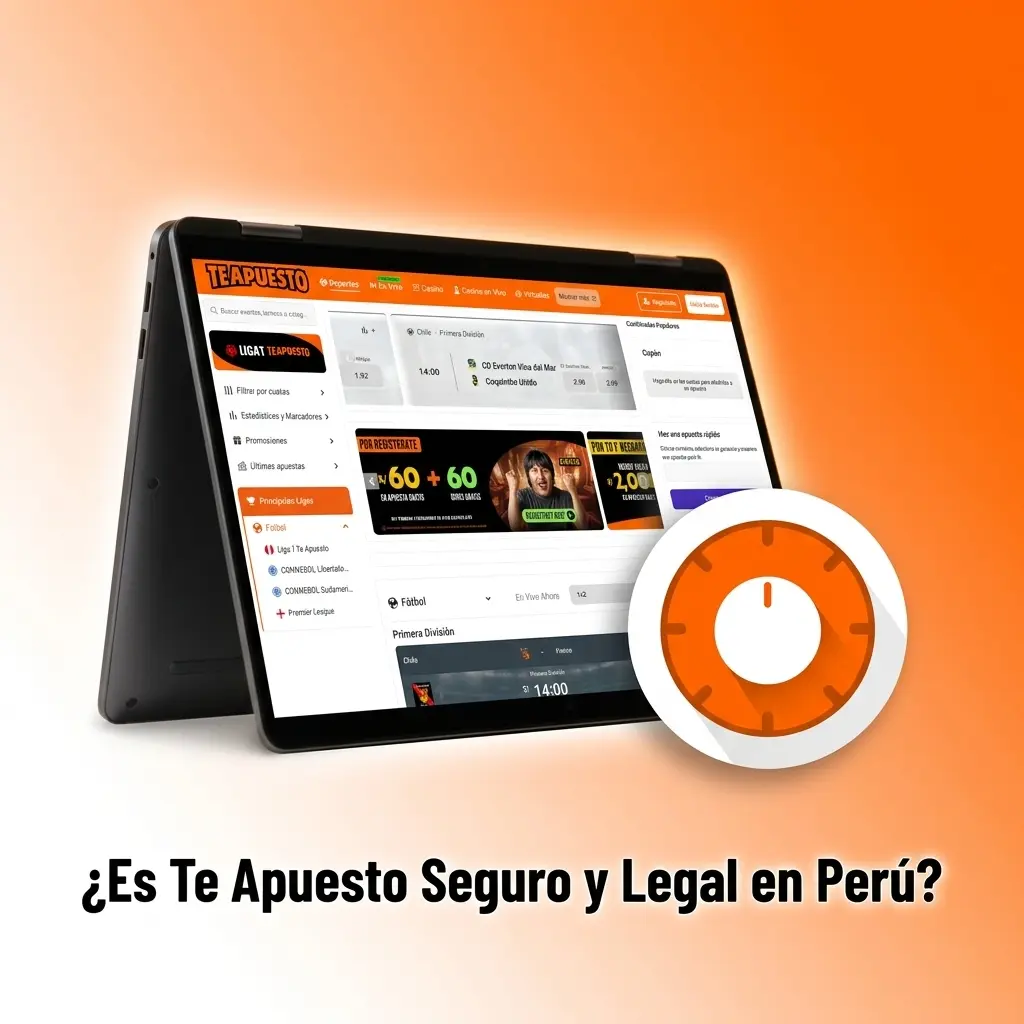 Logo de Te Apuesto con escudo de seguridad, licencia MINCETUR y cifrado SSL en Perú