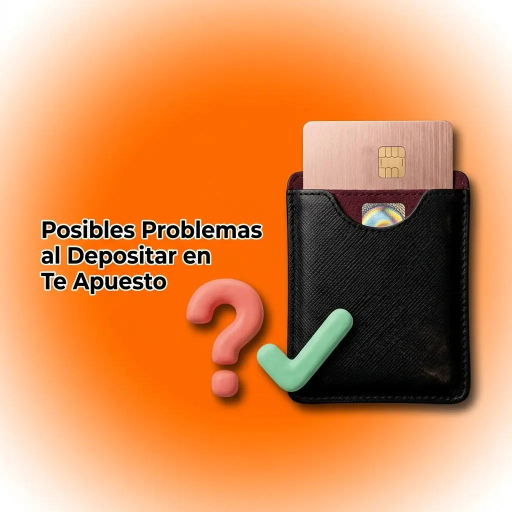 Problemas comunes al depositar en Te Apuesto: pagos rechazados, fondos no acreditados y errores de verificación