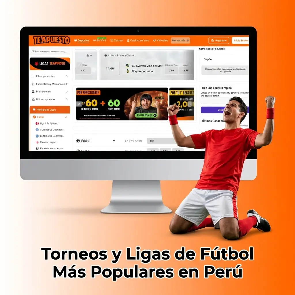Torneos y ligas de fútbol más populares en Perú para apuestas: Liga 1, Champions League y Copa Libertadores